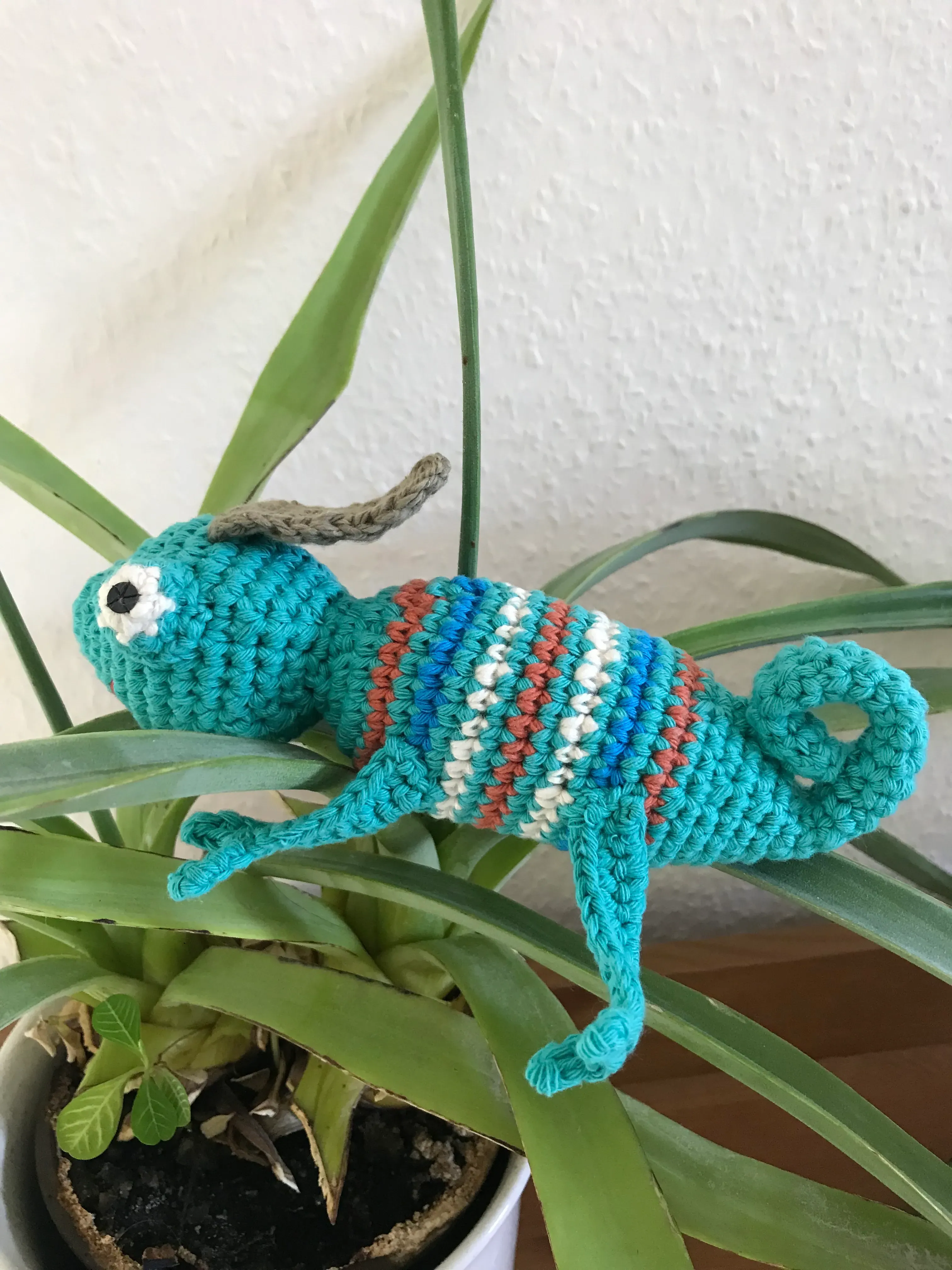 Chamäleon Greifling Amigurumi